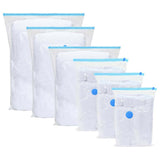 Vidaxl opslagzakken met opslag 50 pcs transparant en blauw 100 x 80 cm