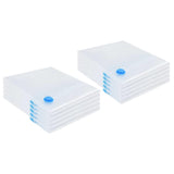 Vidaxl opslagzakken 10 pcs transparant en blauw 130 x 100 cm