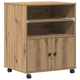 Vidaxl printerstand artisan eiken 60 x 48 x 74 cm bewerkt hout