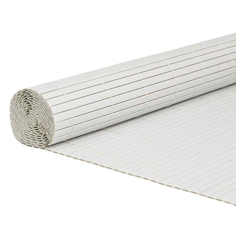 Vidaxl tuinhek dubbelzijdig wit 1,8x3 m pvc
