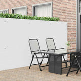 Vidaxl tuinhek dubbelzijdig wit 1,8x3 m pvc