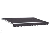 Vidaxl inklapbaar zonnescherm antraciet 250 x 200 cm