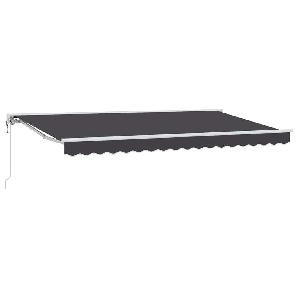 Vidaxl inklapbaar zonnescherm antraciet 350 x 200 cm