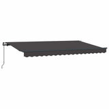 Vidaxl inklapbaar zonnescherm antraciet 400 x 200 cm stof