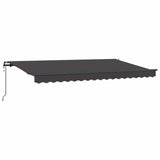 Vidaxl inklapbaar zonnescherm antraciet 400 x 200 cm stof