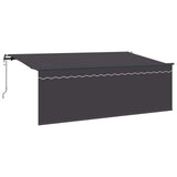 Vidaxl inklapbaar zonnescherm antraciet 400 x 200 cm