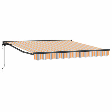 Vidaxl inklapbaar zonnescherm blauw en oranje 300 x 250 cm