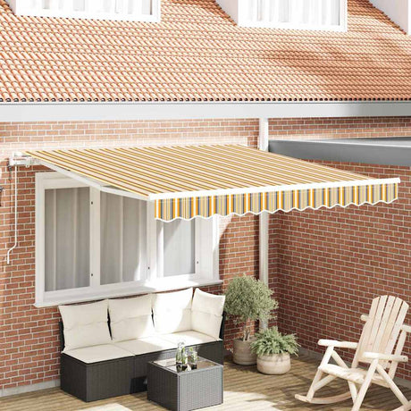 Vidaxl inklapbaar zonnescherm multikleur 300 x 250 cm stof