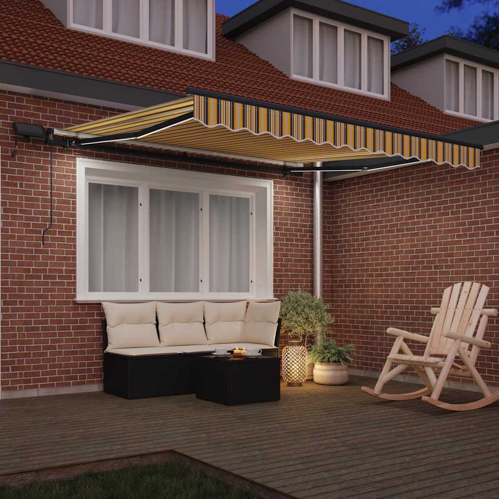 Vidaxl inklapbaar zonnescherm multikleur 300 x 250 cm stof