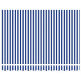 Vidaxl inklapbaar zonnescherm blauw en wit 350 x 250 cm