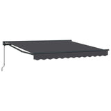 Vidaxl inklapbaar zonnescherm antraciet 350 x 250 cm