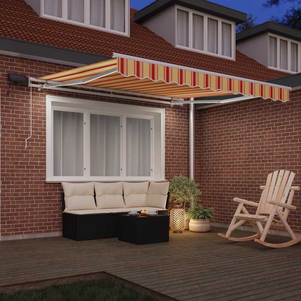 Vidaxl inklapbaar zonnescherm met 350 x 250 cm stof