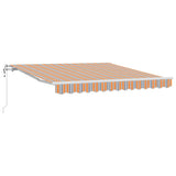 Vidaxl inklapbaar zonnescherm multikleur 350 x 250 cm stof