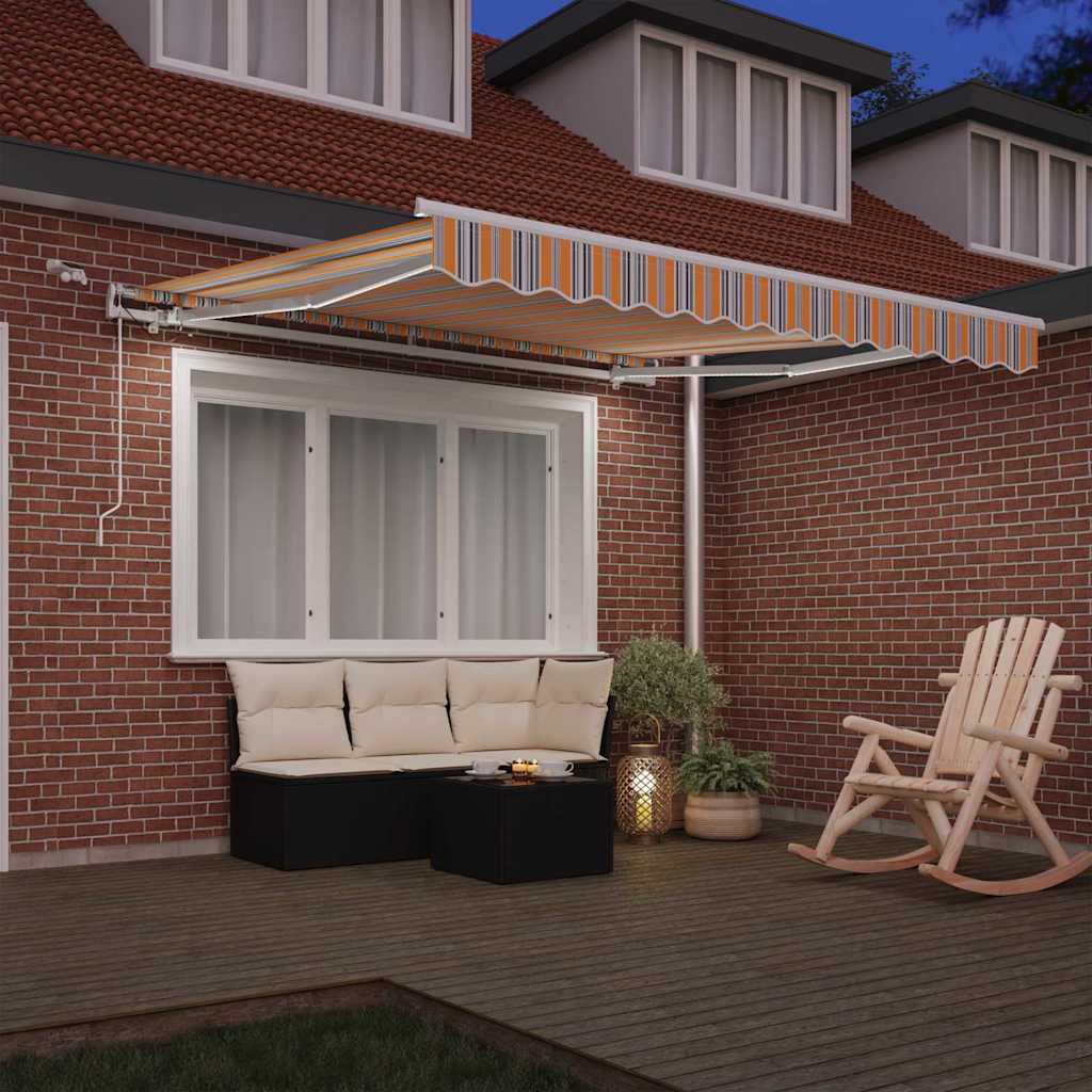 Vidaxl inklapbaar zonnescherm multikleur 350 x 250 cm