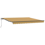 Vidaxl inklapbaar zonnescherm multikleur 400 × 300 cm