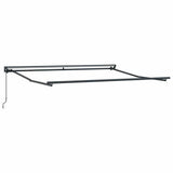 Vidaxl zijde frame antraciet 3,5 x 2,5 m poedercoating staal