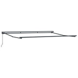 Vidaxl zijde frame antraciet 4,5 × 3 m poedercoating staal