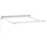Vidaxl zijde frame wit 2,5 x 2 m poedercoating staal