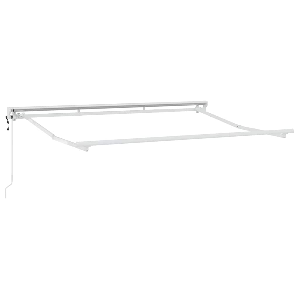Vidaxl zijde frame wit 3 x 2 m poedercoating staal