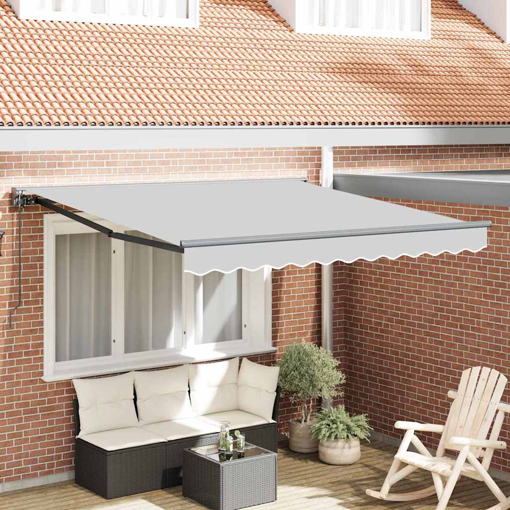 Vidaxl zijde frame antraciet 3,5 x 2,5 m poedercoating staal