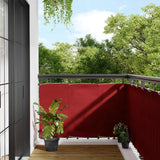 Vidaxl balkonscherm rood 90x800 cm 100% polyester oxford