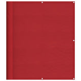 Vidaxl balkonscherm rood 120x700 cm 100% polyester oxford