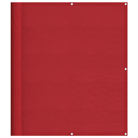 Vidaxl balkonscherm rood 120x700 cm 100% polyester oxford