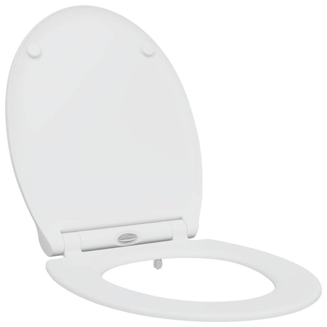 Vidaxl toiletzitting wit 47 x 37,5 x 3,8 cm duroplast