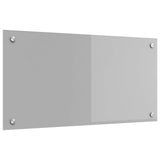Vidaxl keuken spatscherm lichtgrijs 80 x 40 cm gehard glas