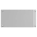 Vidaxl keuken spatscherm lichtgrijs 80 x 40 cm gehard glas