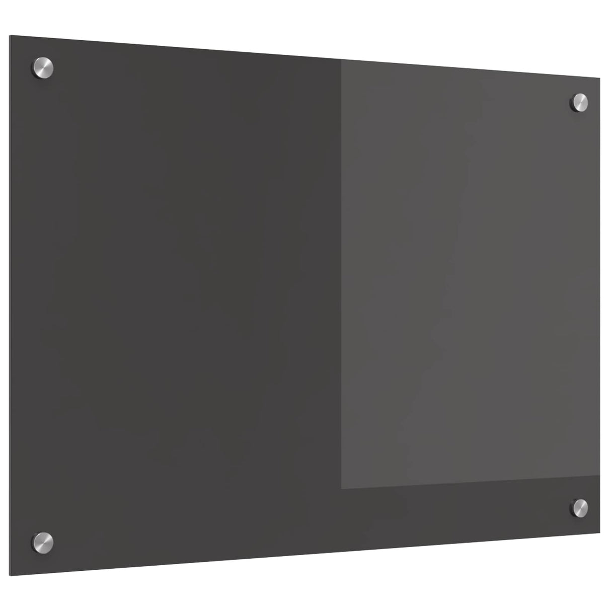 Vidaxl keuken spatscherm donkergrijs 70 x 50 cm gehard glas