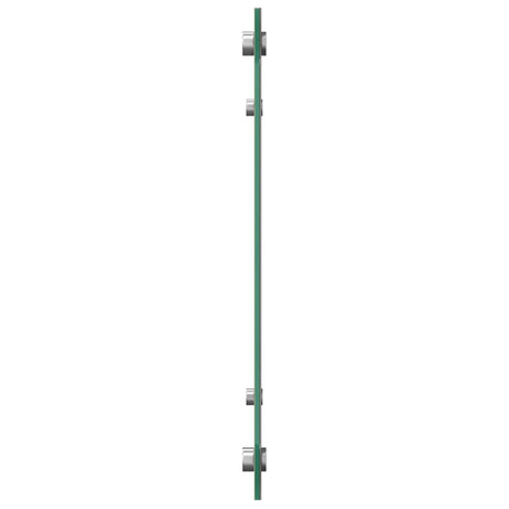 Vidaxl keuken spatscherm donkergrijs 90 x 50 cm gehard glas