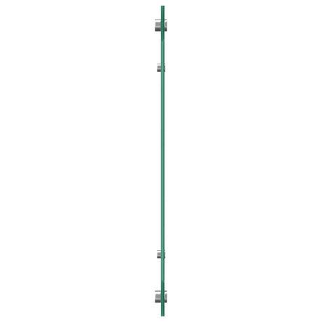Vidaxl keuken spatscherm wit 110 x 40 cm gehard glas