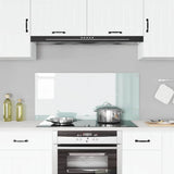 Vidaxl keuken spatscherm wit 110 x 50 cm gehard glas