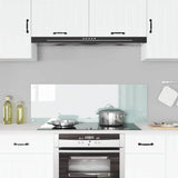 Vidaxl keuken spatscherm wit 120 x 40 cm gehard glas