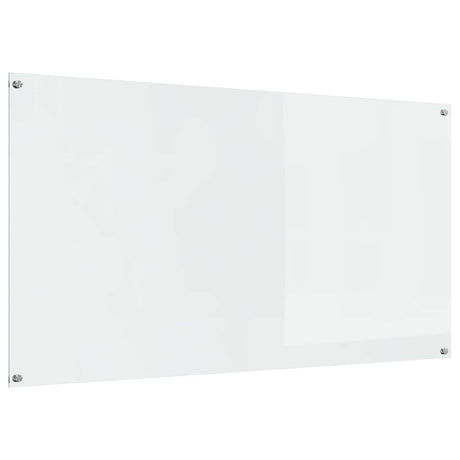 Vidaxl keuken spatscherm doorzichtig 110 x 60 cm gehard glas