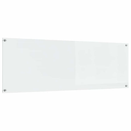 Vidaxl keuken spatscherm doorzichtig 120 x 40 cm gehard glas