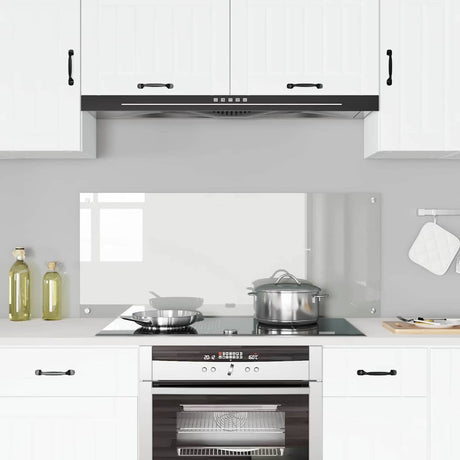 Vidaxl keuken spatscherm doorzichtig 120 x 50 cm gehard glas