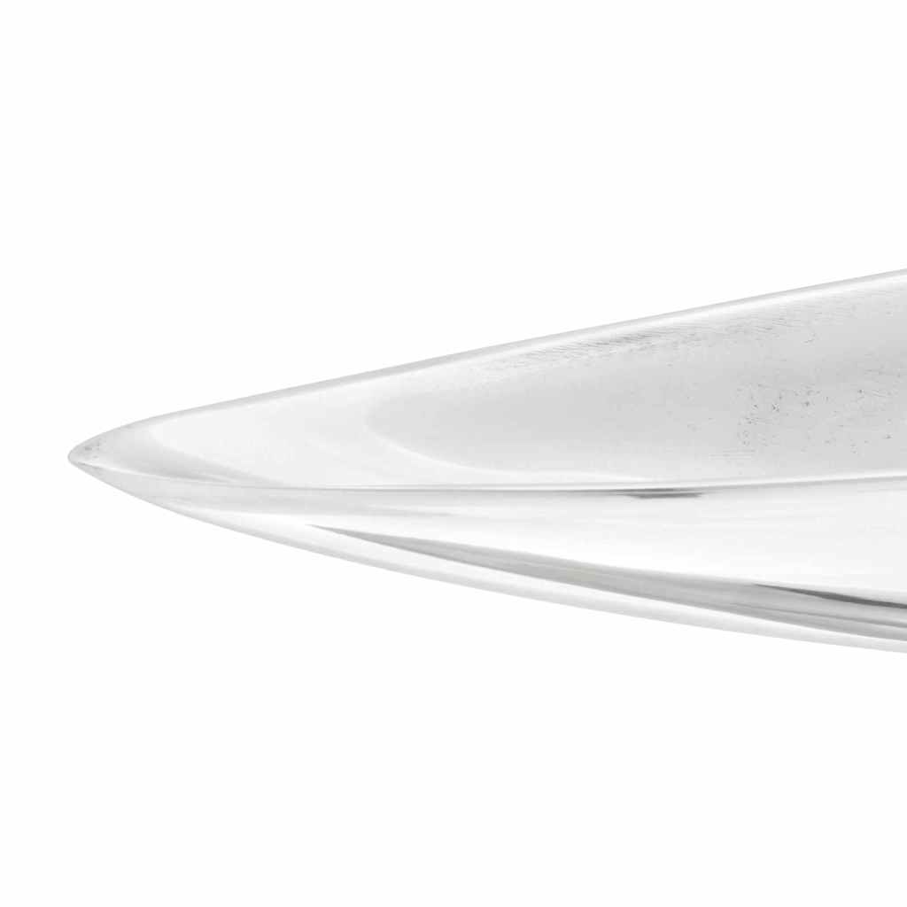 Vidaxl fruitmand zilver 53 x 9 x 10 cm aluminium