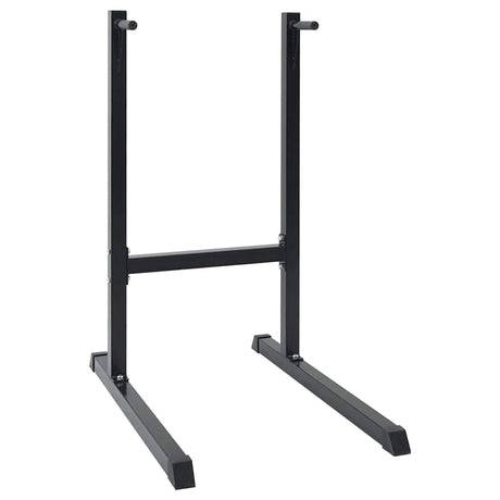Vidaxl dip station zwart 103.5 x 66.5 x 121.5 cm gepoedercoat staal