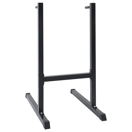 Vidaxl dip station zwart 103.5 x 66.5 x 121.5 cm gepoedercoat staal