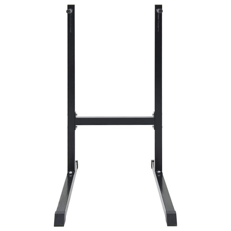 Vidaxl dip station zwart 103.5 x 66.5 x 121.5 cm gepoedercoat staal