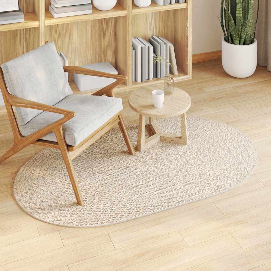 Vidaxl vloerkleed zizur crème 150 x 80 cm polypropyleen