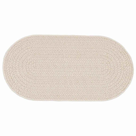 Vidaxl vloerkleed zizur crème 150 x 80 cm polypropyleen