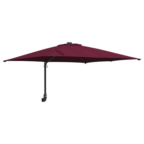 Vidaxl tuinparasol bordeaux rood 248,5 x 247,5 x 160 cm