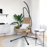 Vidaxl hangende ei-stoel taupe 94 x 107 x 196,5 cm staal