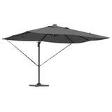 Vidaxl parasol antraciet 352 x 251 x 265 cm polyester en aluminium