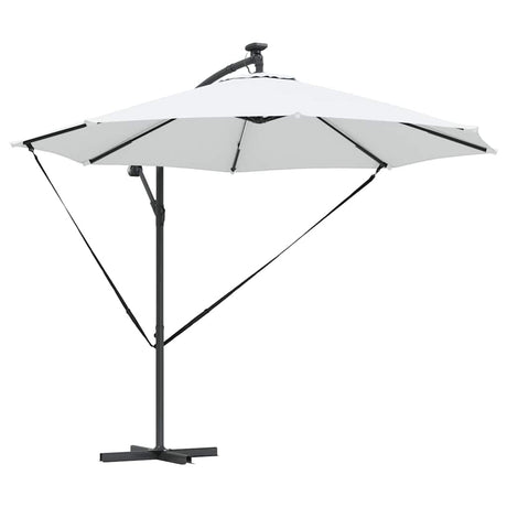 Vidaxl parasol zand 294 x 294 x 248 cm polyester en aluminium