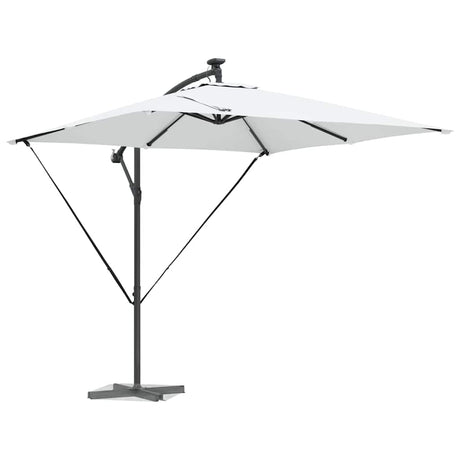 Vidaxl cantilever banana parasol zand 249 x 249 x 250 cm