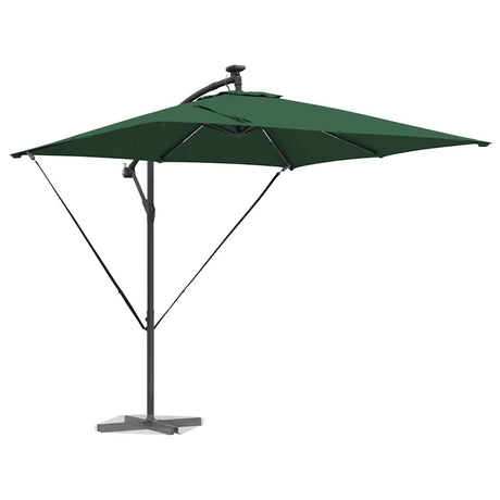 Vidaxl cantilever banana parasol groen 249 x 249 x 250 cm